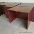 Mahogany Straight Desk Shell 36"